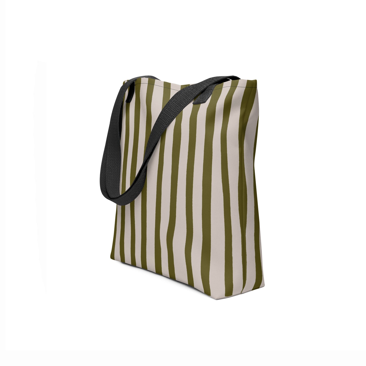 VIBRANT LINES – Tote bag – Khaki & Sand