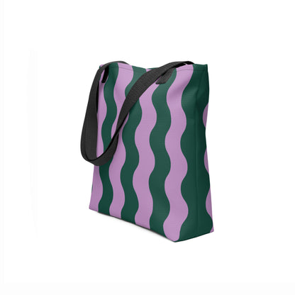 WAVY FLOW – Tote bag – Violet & Pink