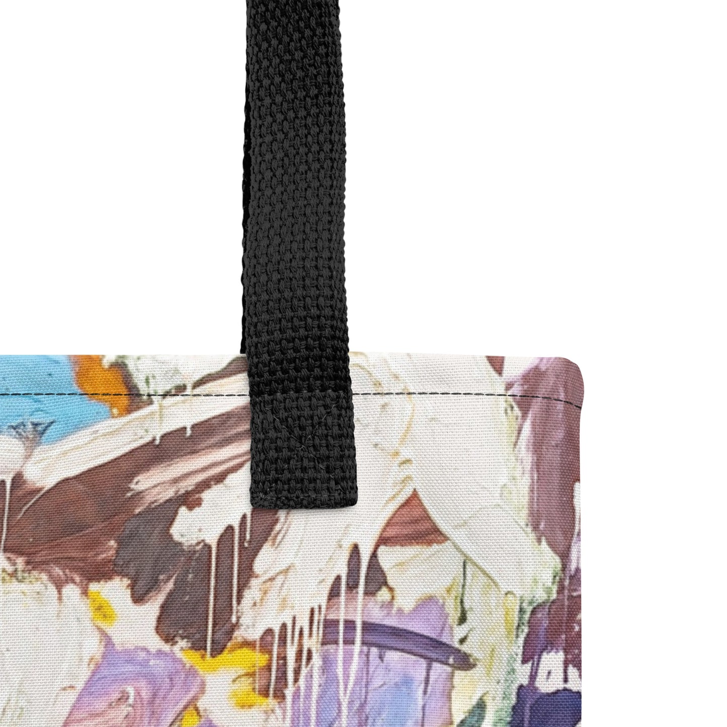 CROWN CHAKRA – Tote bag – Purple Lilac Beige