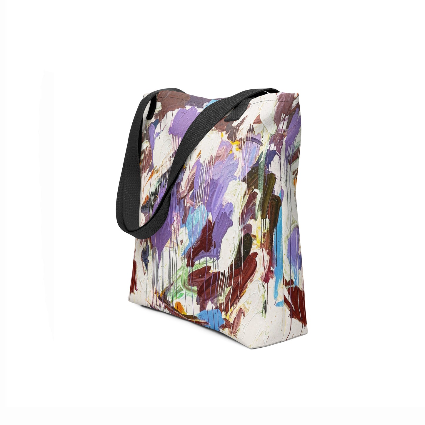 CROWN CHAKRA – Tote bag – Purple Lilac Beige