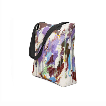 CROWN CHAKRA – Tote bag – Purple Lilac Beige