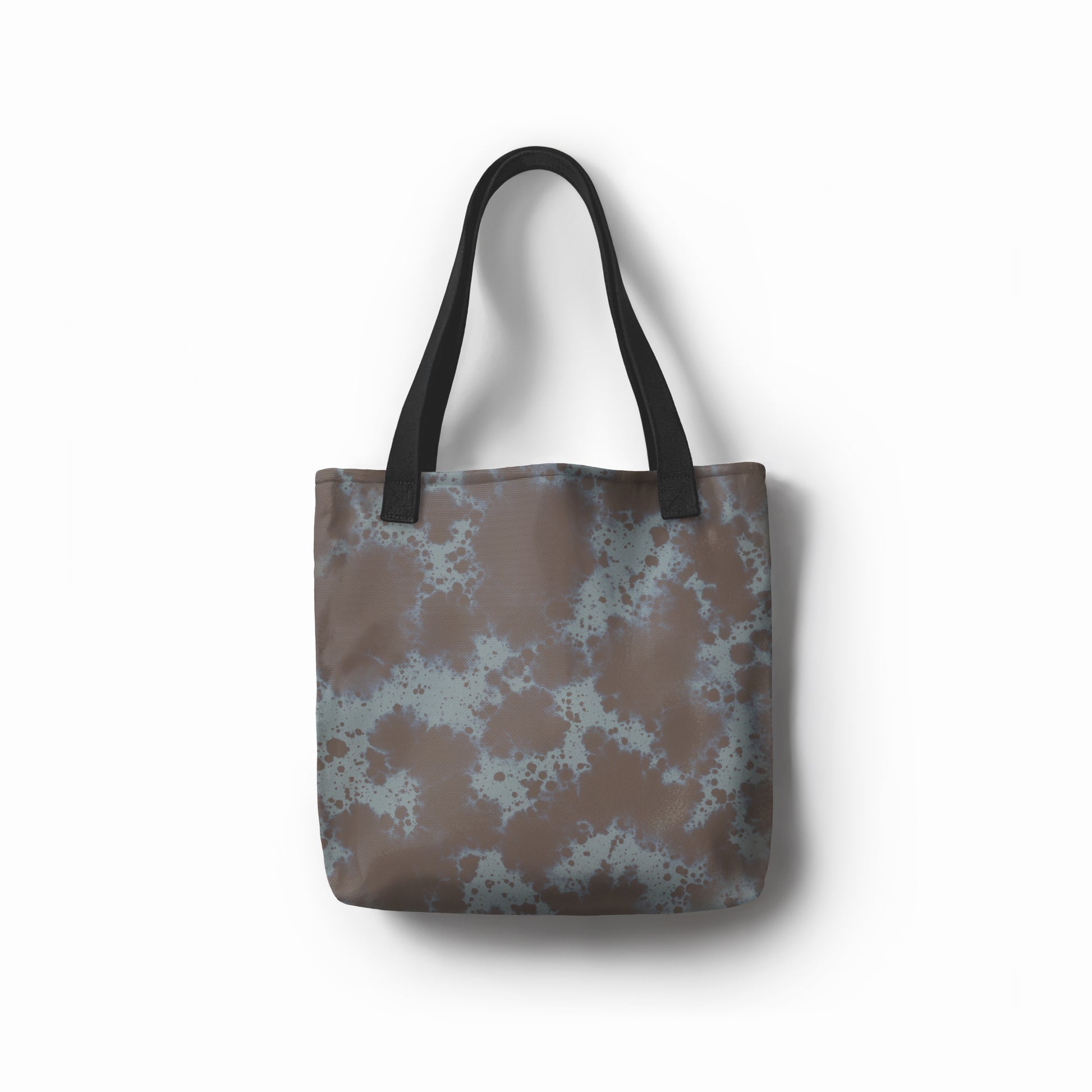 TASHAU Slate Summit tote bag with stone-inspired grey and blue design.