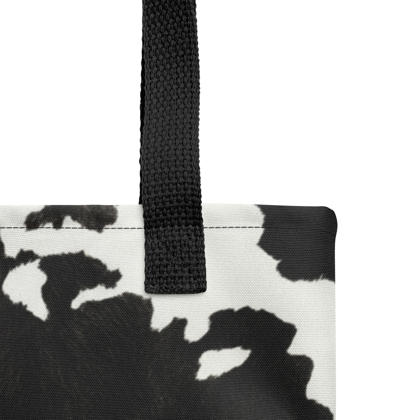 Fashion statement woman tote bag in monochrome cow pattern – TASHAU.
