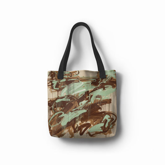 TASHAU WILD HIKES Tote - Front view of the durable, eco-friendly canvas bag.