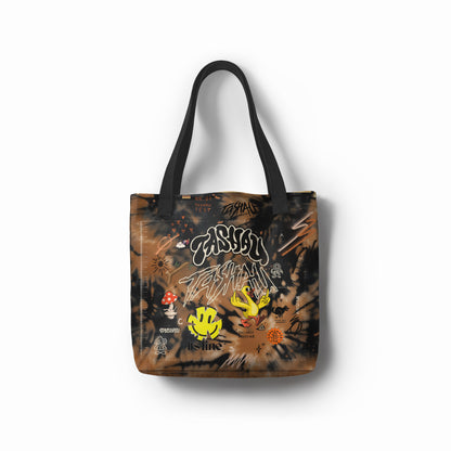TASHAU TEST No 1 – Tote bag – Brown & Black
