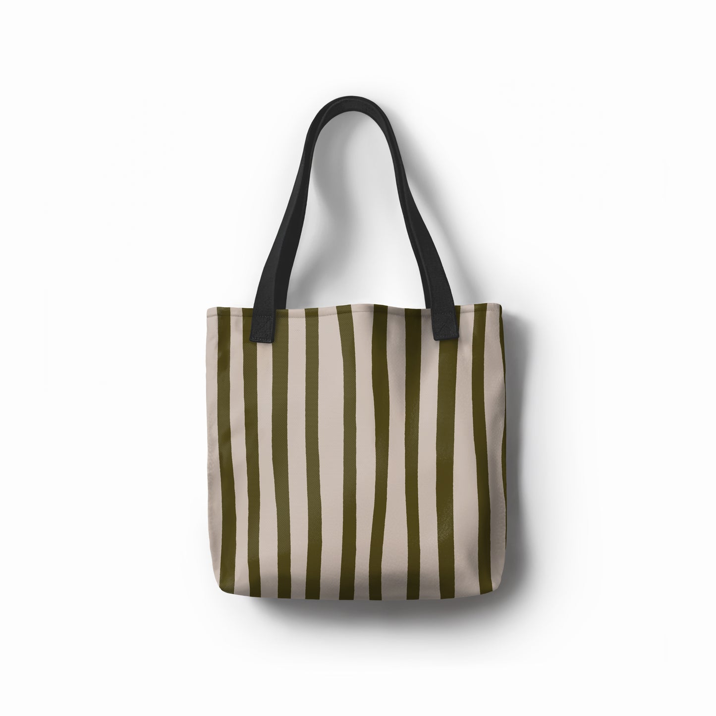 VIBRANT LINES – Tote bag – Khaki & Sand